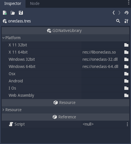 Add references to each of your compiled binaries, one for each platform